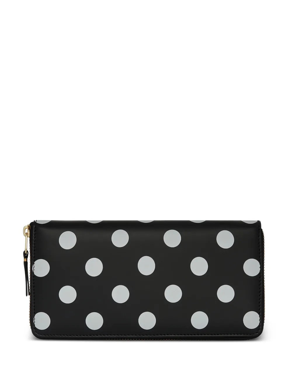 Comme Des Garçons Wallet polka dot-print leather wallet - Nero