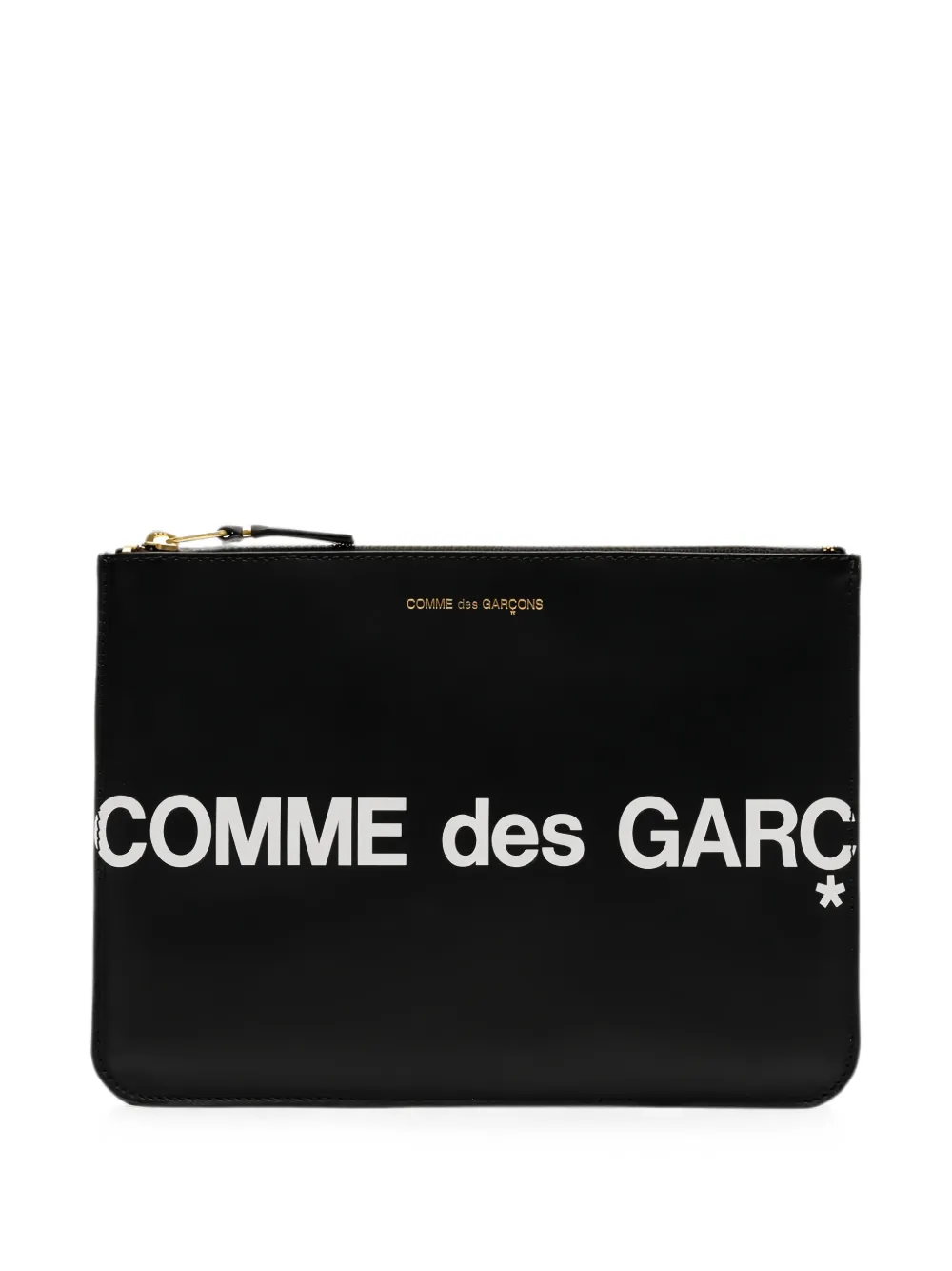 Comme Des Garçons Wallet Huge buidel met logo Zwart