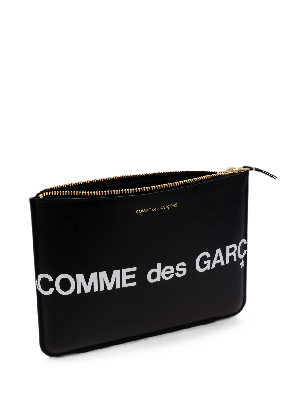 Comme Des Garçons Wallet Huge buidel met logo Zwart