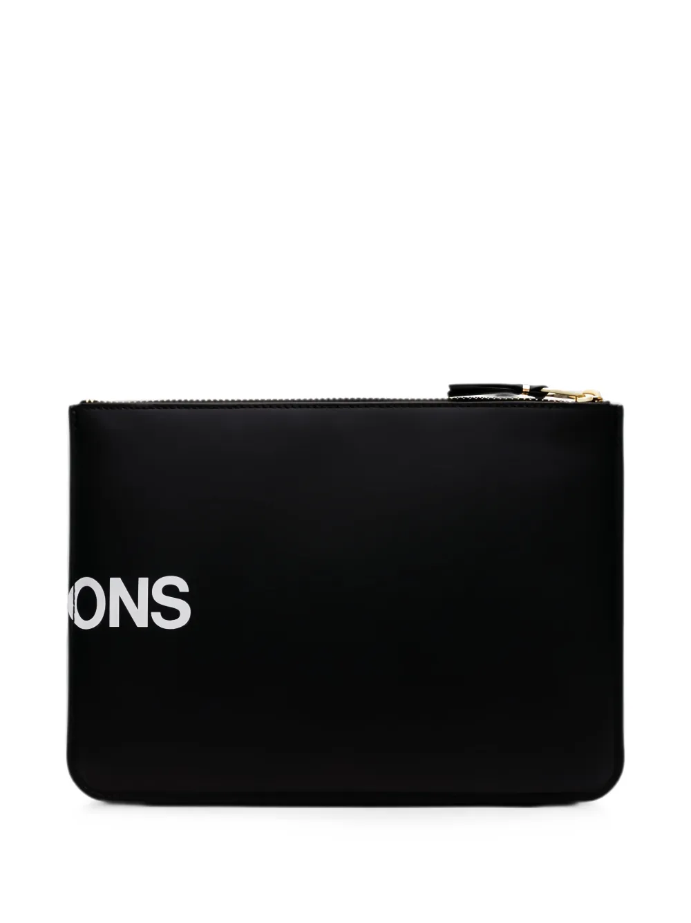 Comme Des Garçons Wallet Huge Logo pouch - Schwarz