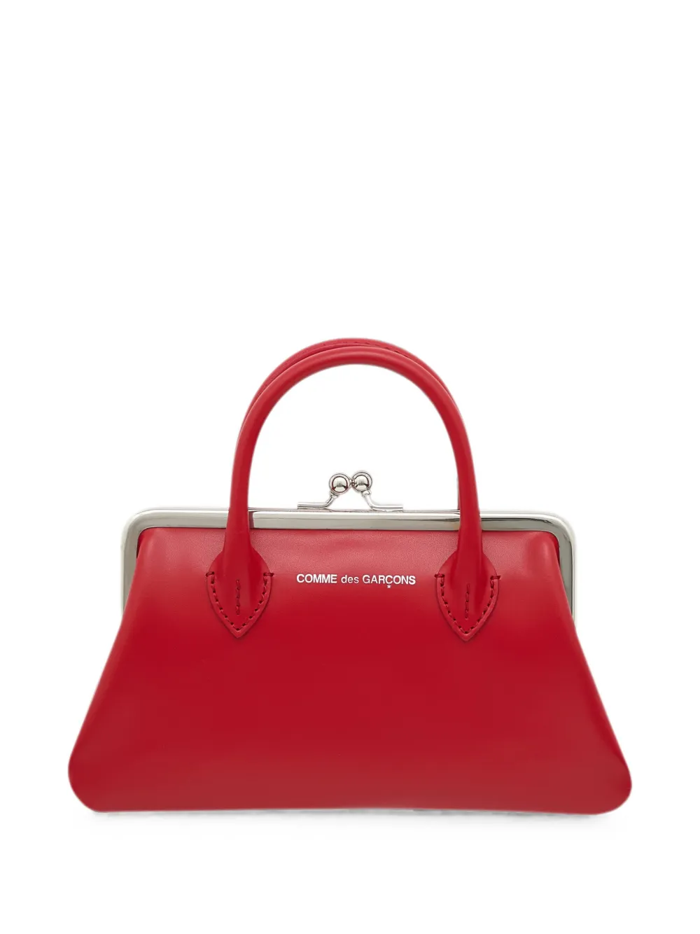 Comme Des Garçons Wallet clasp-fastening top-handle wallet - Rosso