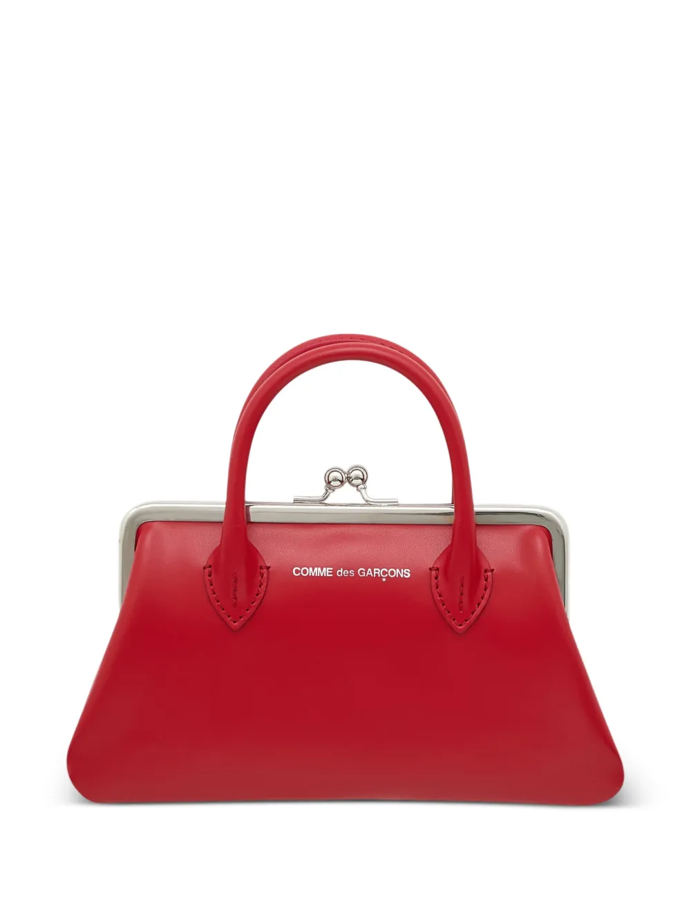 Comme Des Garçons Wallet clasp-fastening top-handle wallet - Rosso