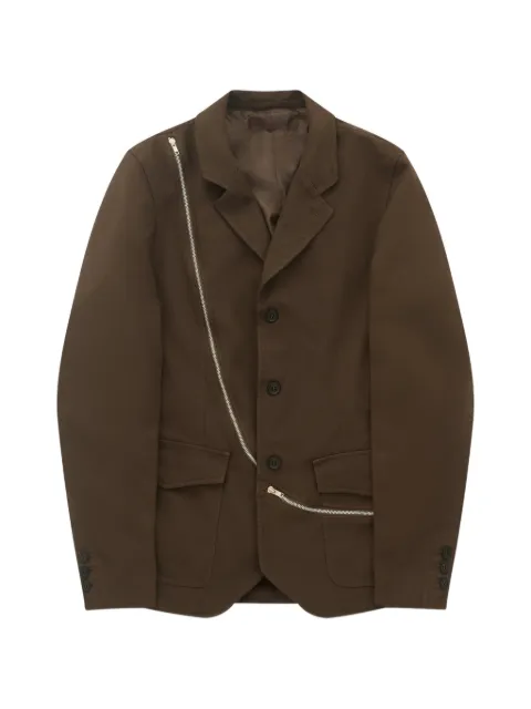 Comme Des Garçons Shirt zip-detail twill jacket