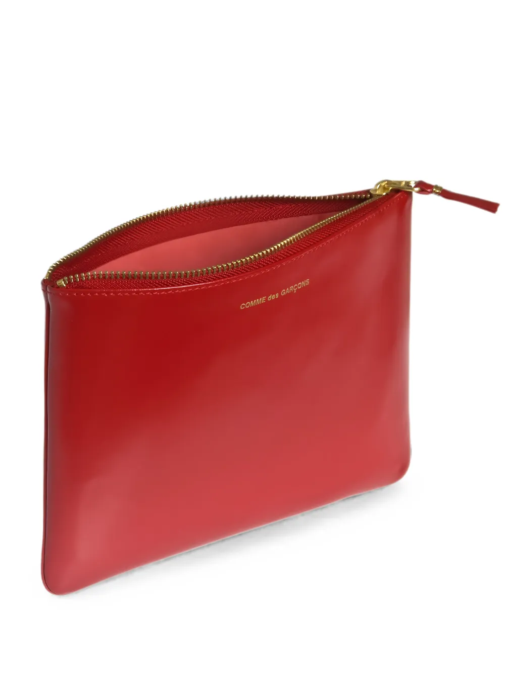 Comme Des Garçons Wallet Classic logo-print pouch - Rosso