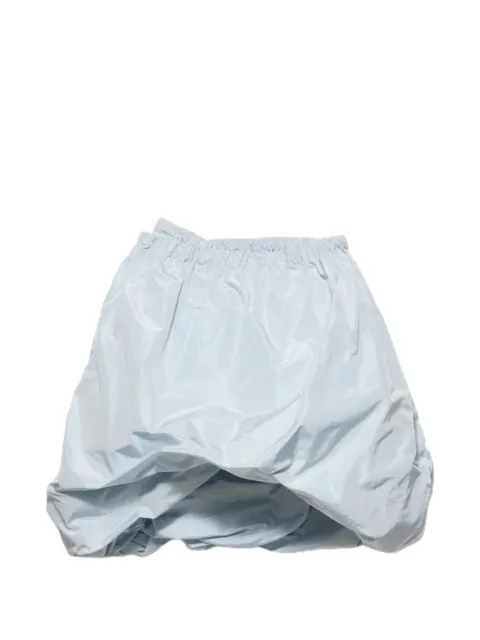Prada elasticated taffeta mini skirt