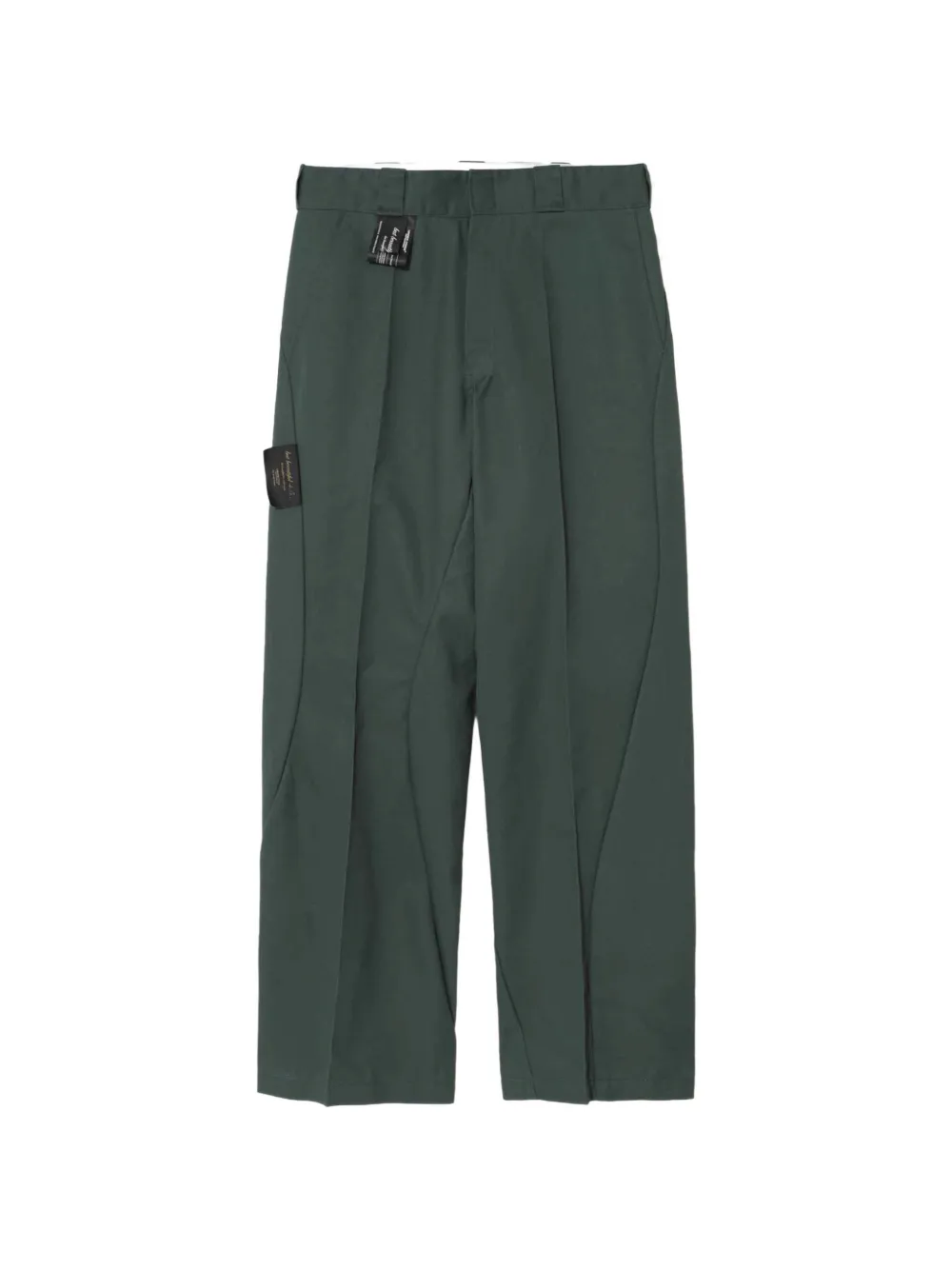 Undercover pleated panelled trousers - Verde