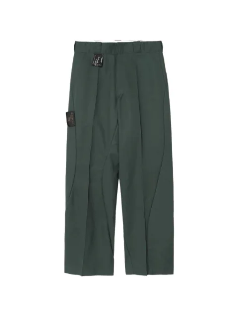 Undercover pleated panelled trousers