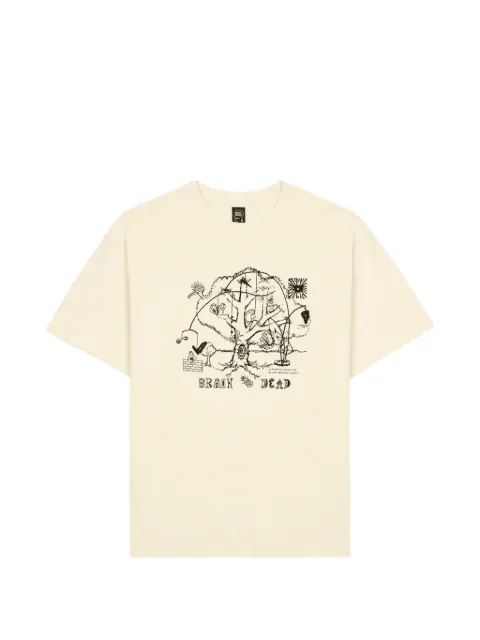 Brain Dead Oracle graphic-print T-shirt