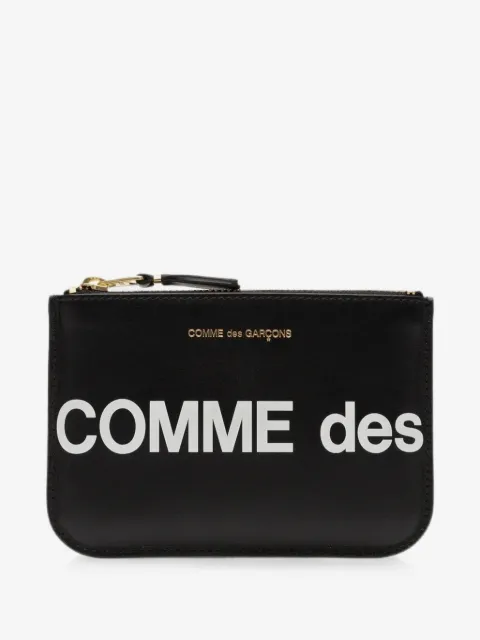 Comme Des Garçons Wallet Huge Logo leather wallet