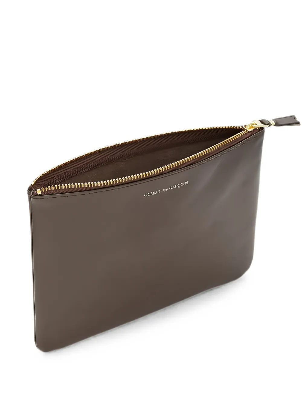 Comme Des Garçons Wallet Classic leather pouch - Marrone