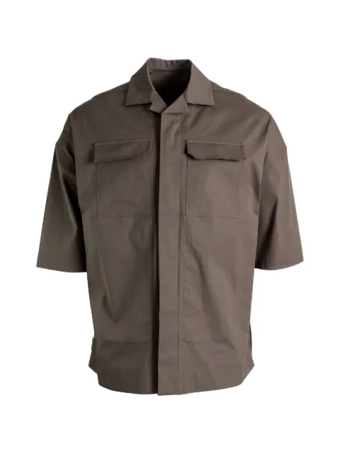 Rick Owens short-sleeved flap-pockets shirt