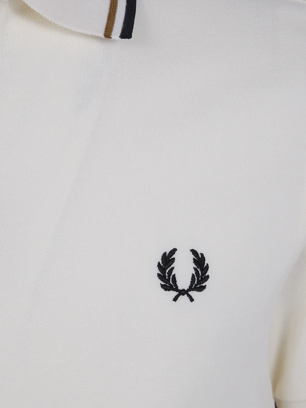 Fred Perry Poloshirt met geborduurd logo Beige