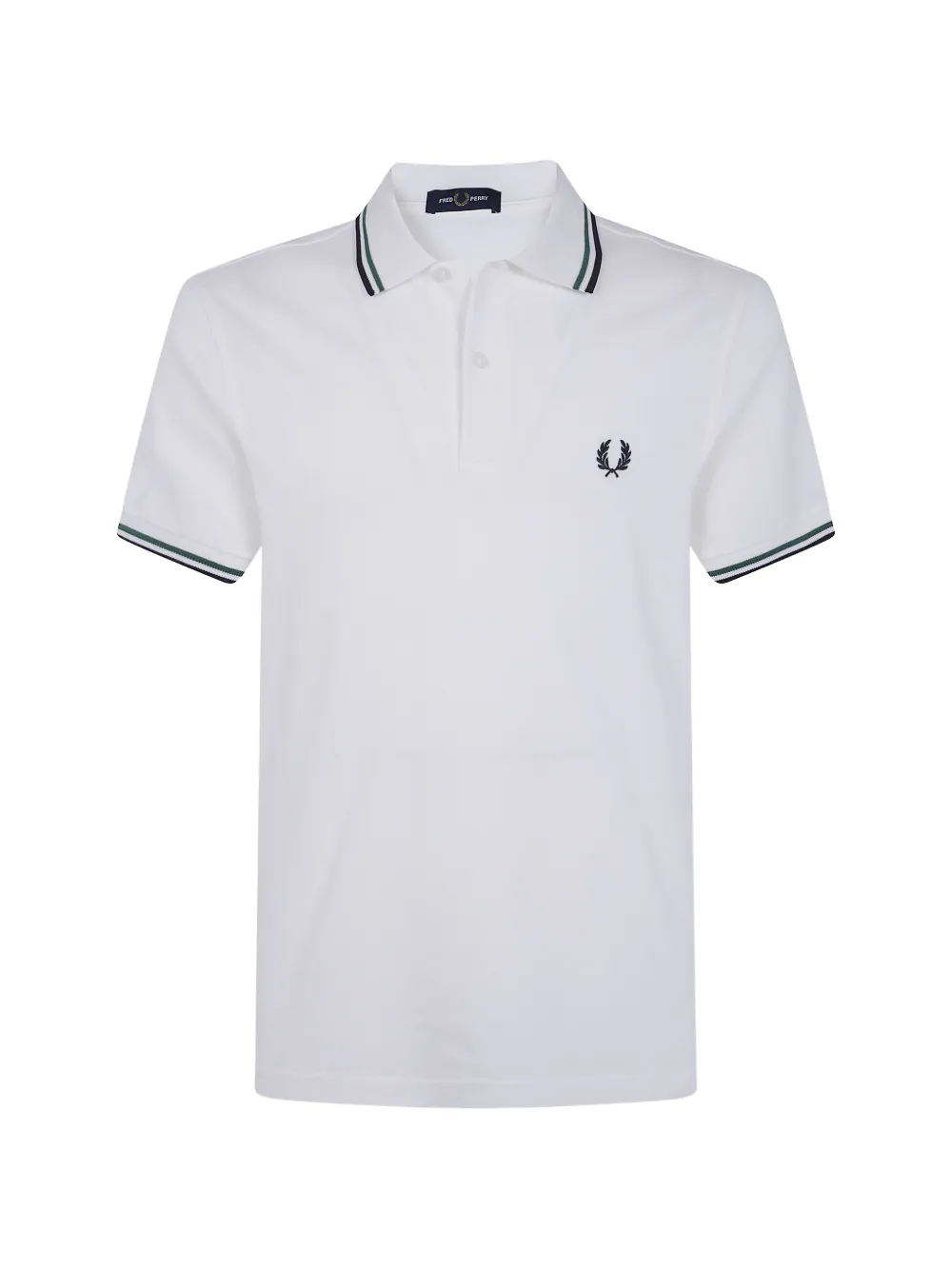 Fred Perry embroidered-logo polo shirt - Weiß
