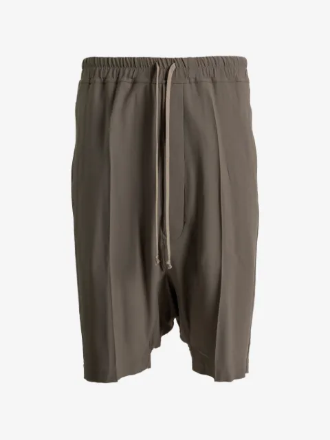 Rick Owens drop-crotch drawstring shorts