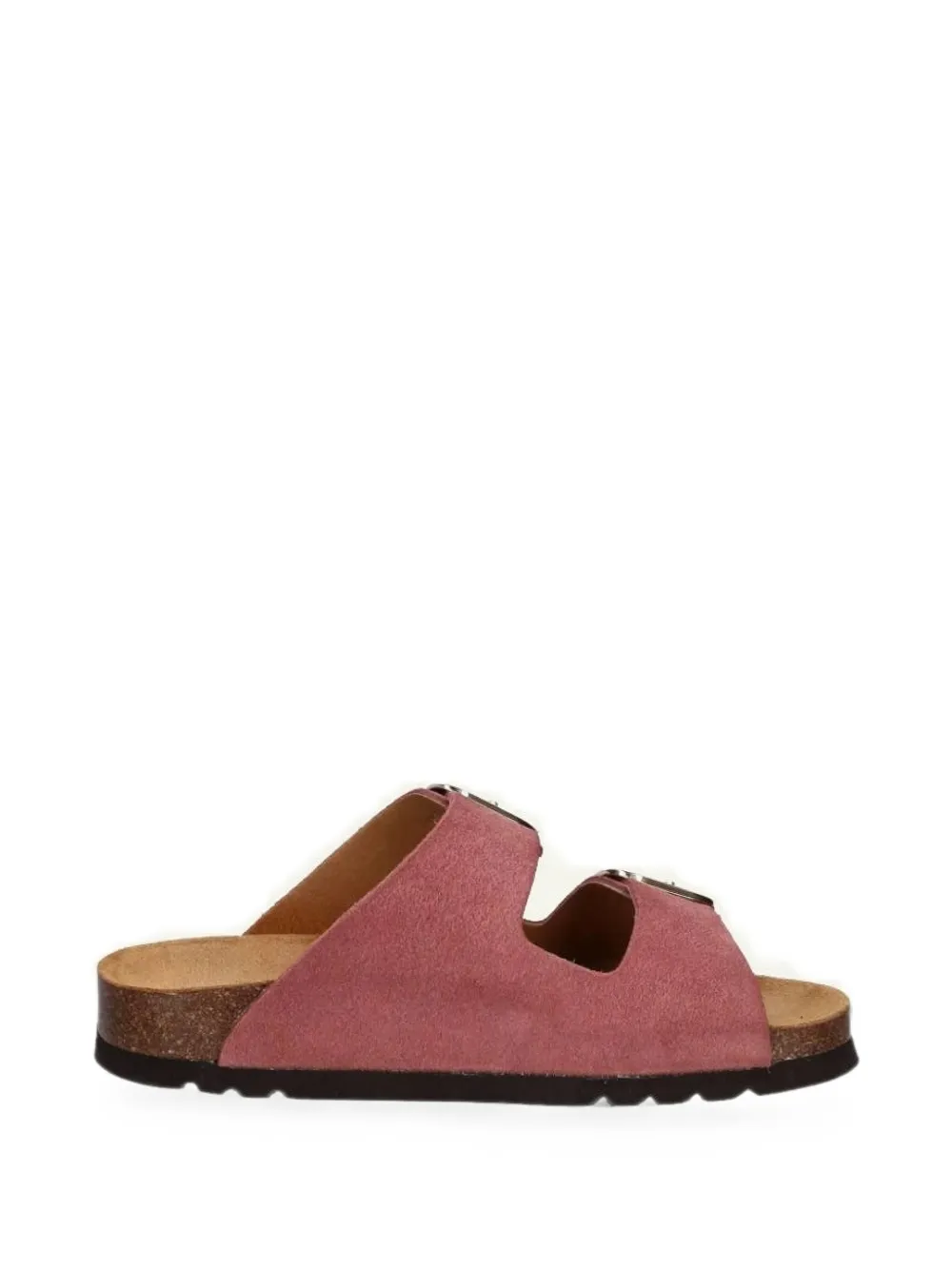 Scholl Sandali Noelle in pelle scamosciata con fibbia - Rosso