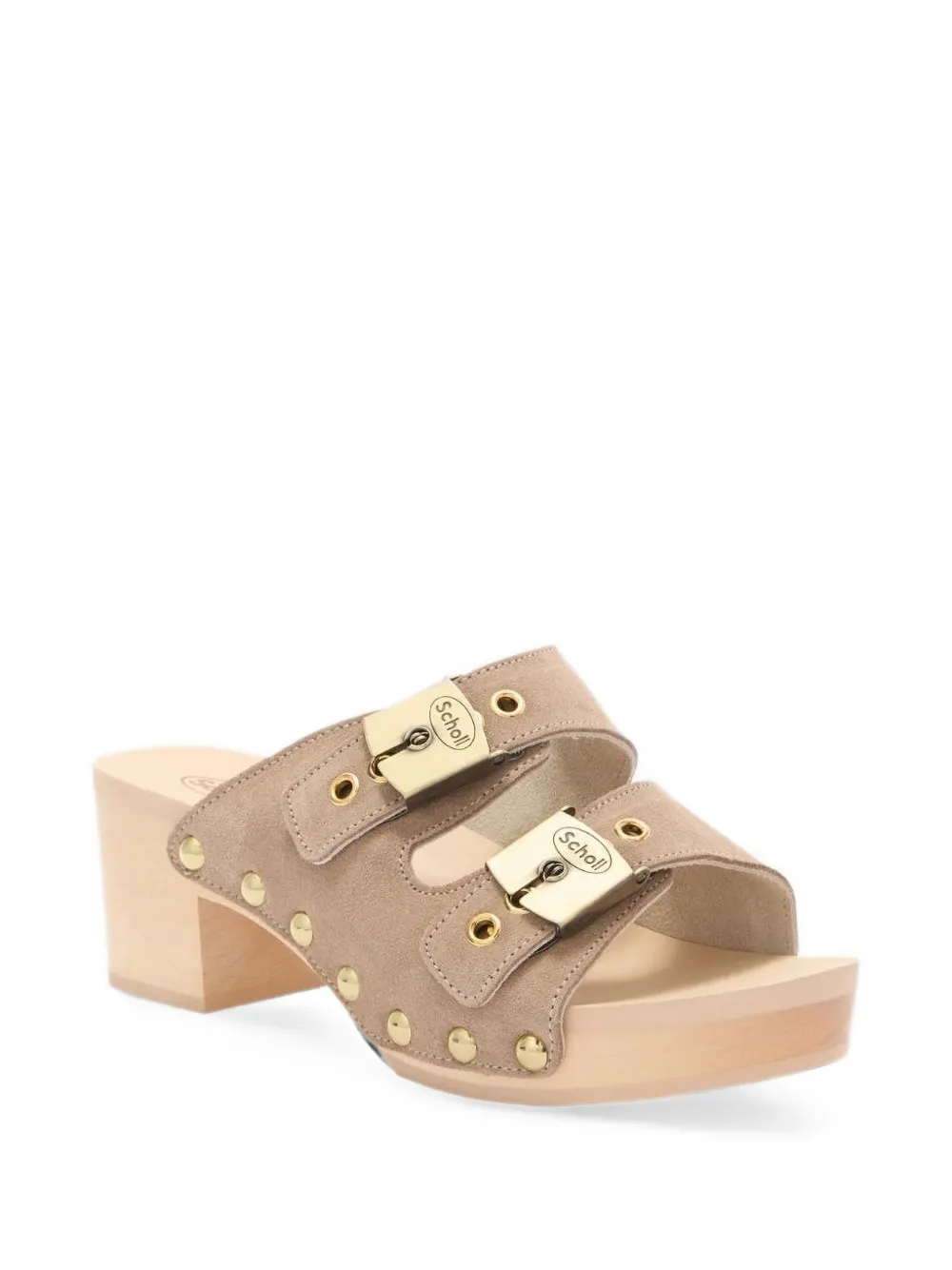 Scholl Pescura Ibiza suède sandalen Beige