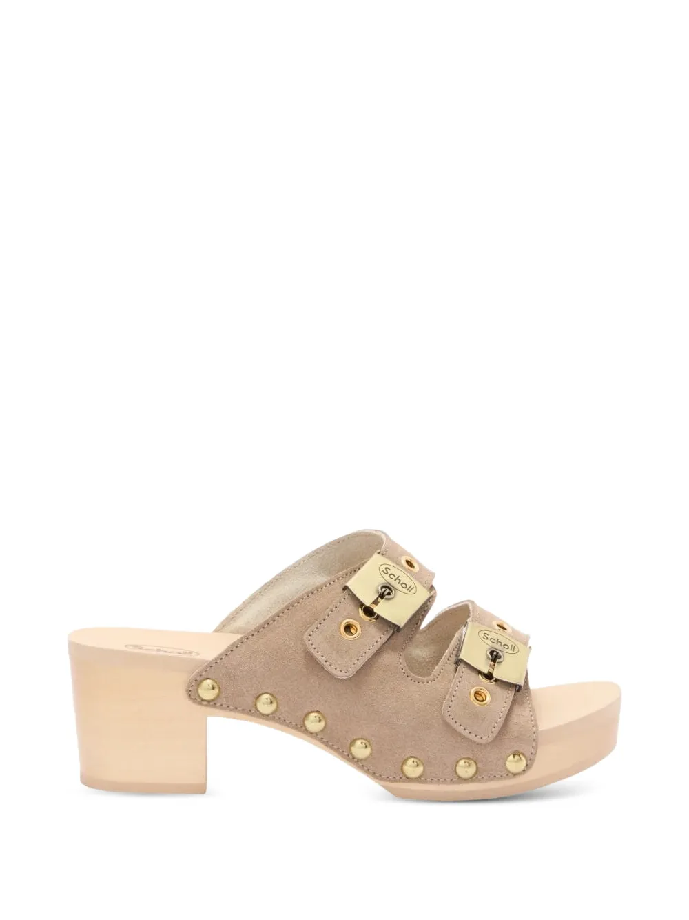 Scholl Pescura Ibiza suède sandalen Beige