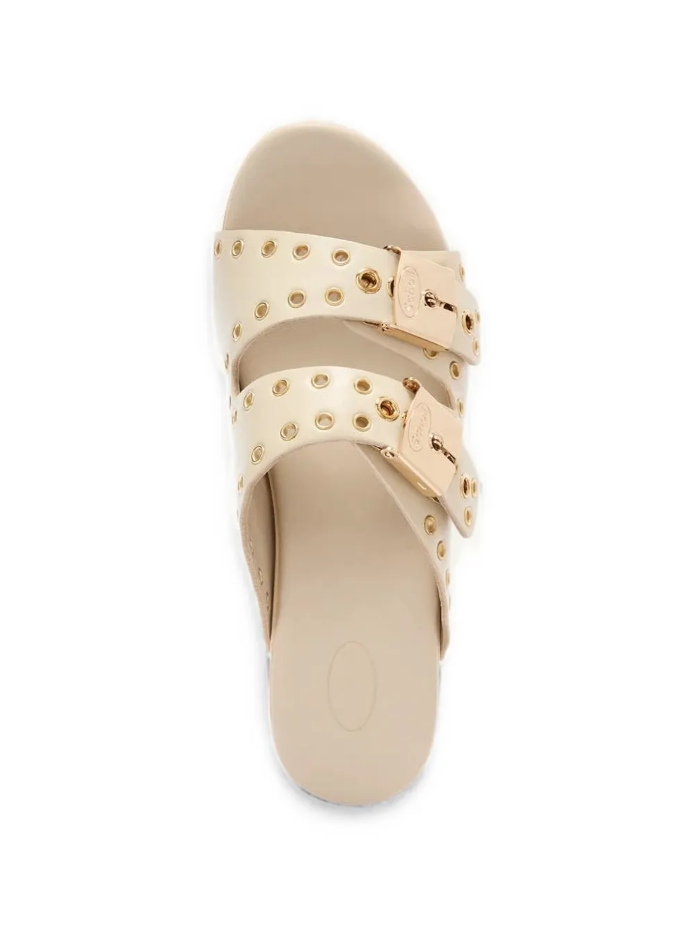 Scholl Pescura Ibiza sandalen met ring Wit