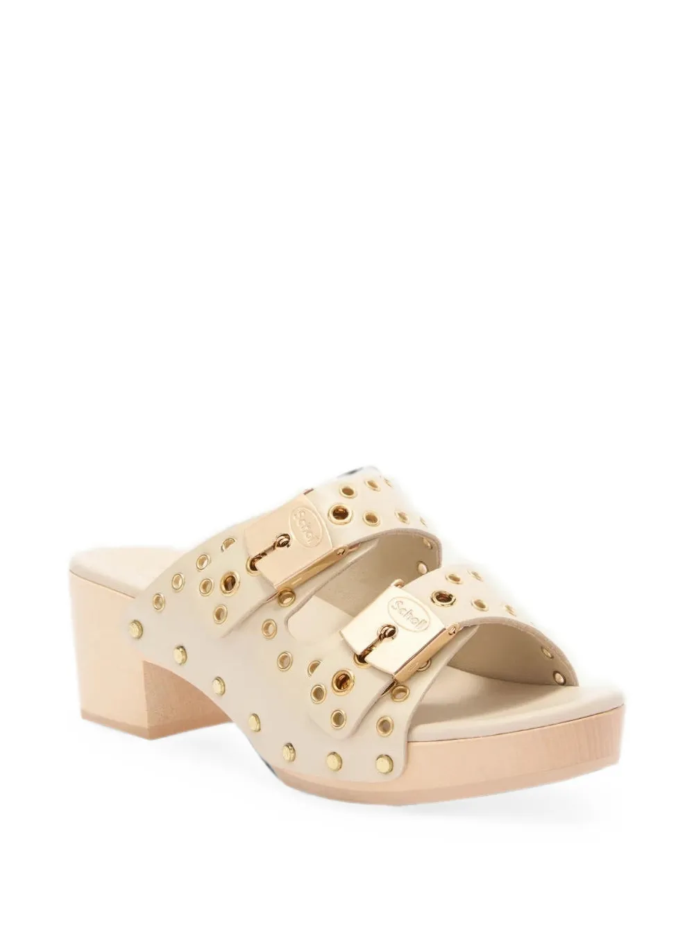 Scholl Pescura Ibiza sandalen met ring Wit
