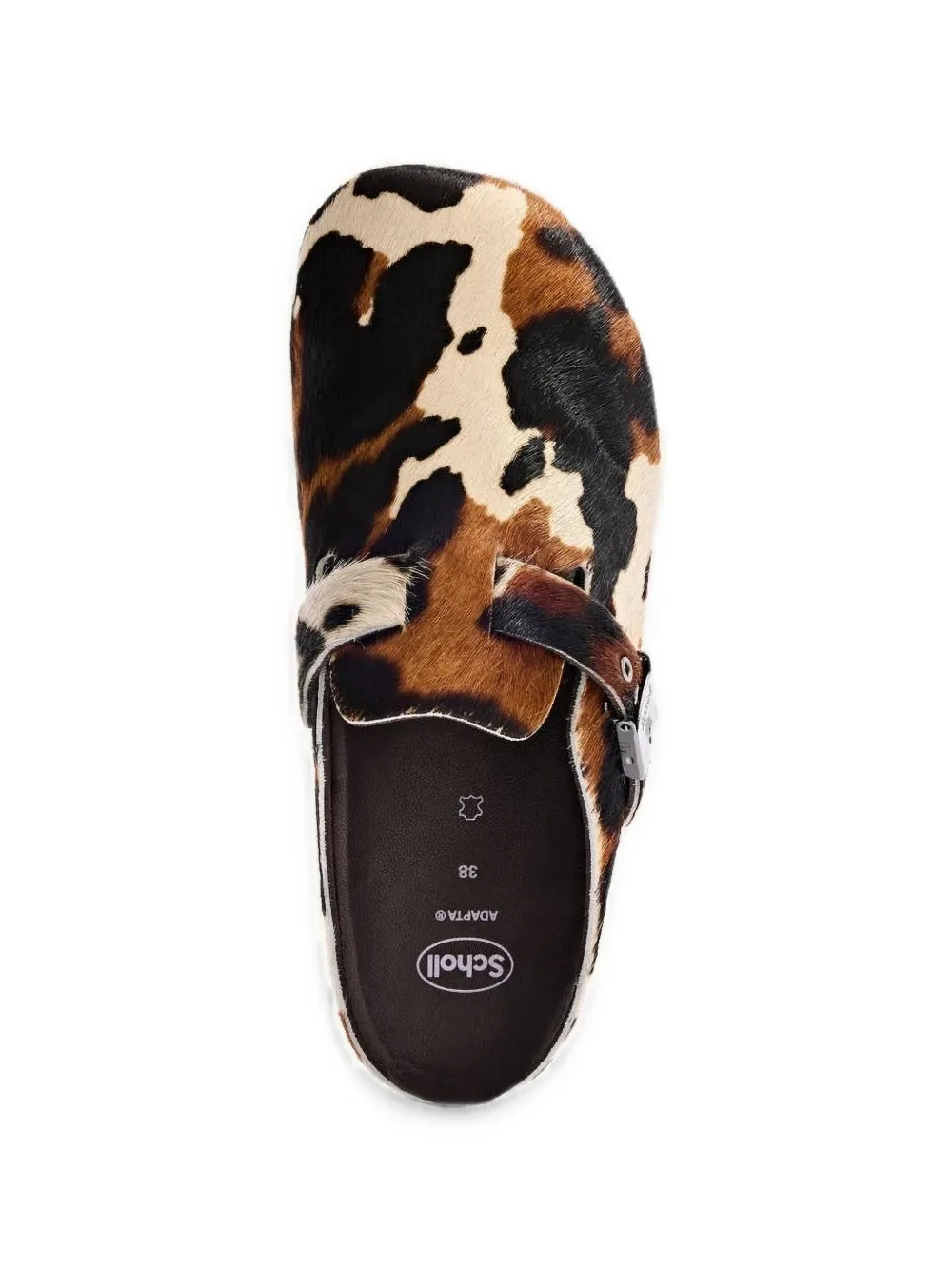Scholl Grace cow-print sneakers Wit