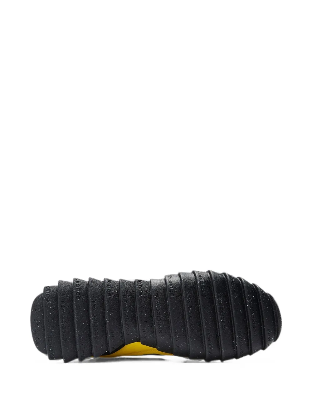 New Balance x Ganni panelled logo-patch sneakers Zwart