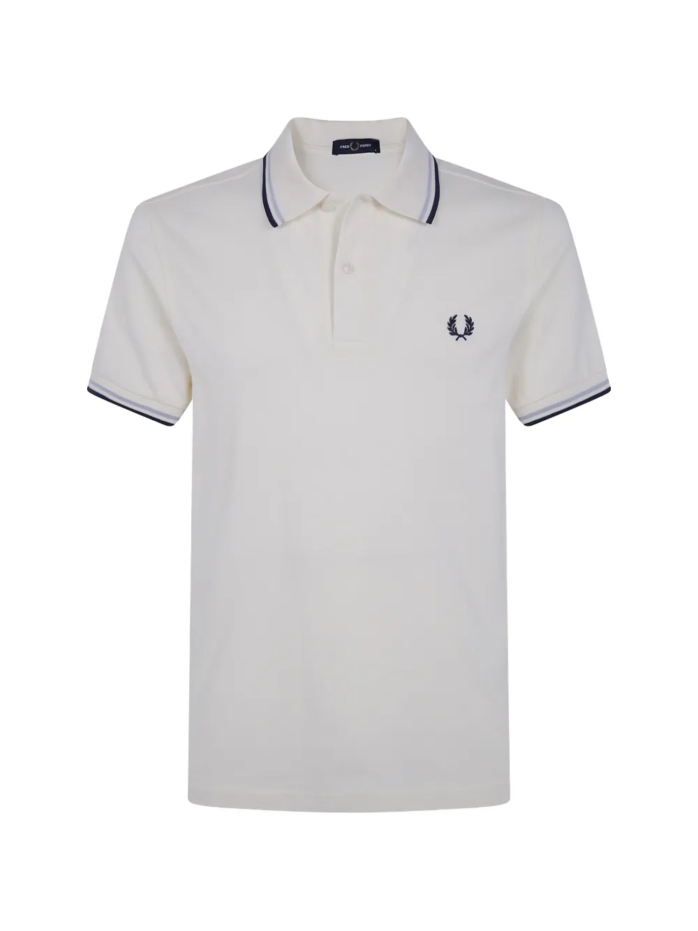 Fred Perry embroidered-logo polo shirt - Toni neutri