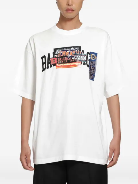 Balenciaga Katoenen T-shirt met logoprint