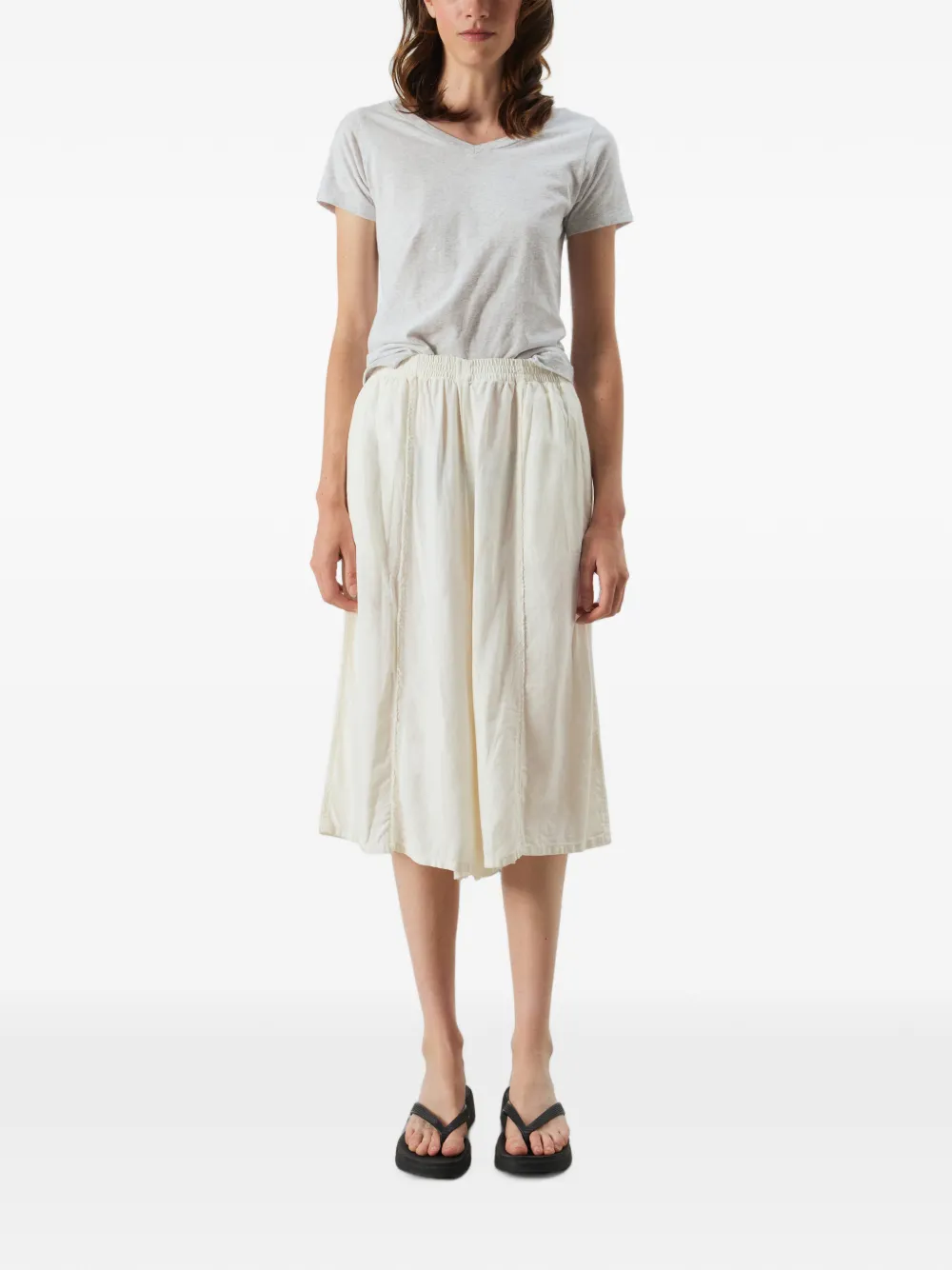 American Vintage Shorts met A-lijn Beige