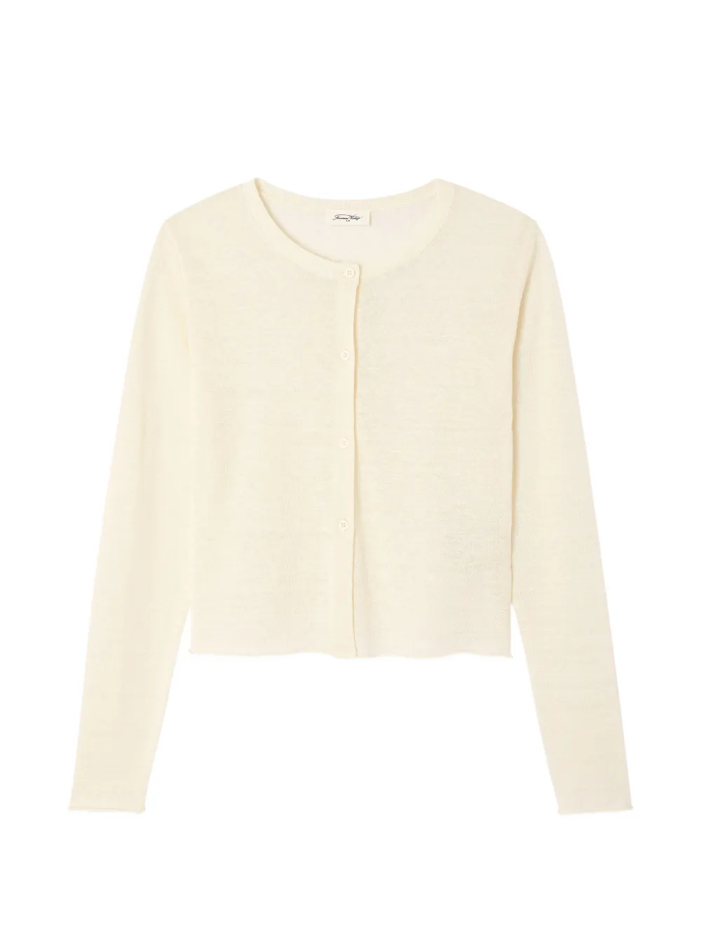American Vintage Epaky cropped cardigan - Toni neutri