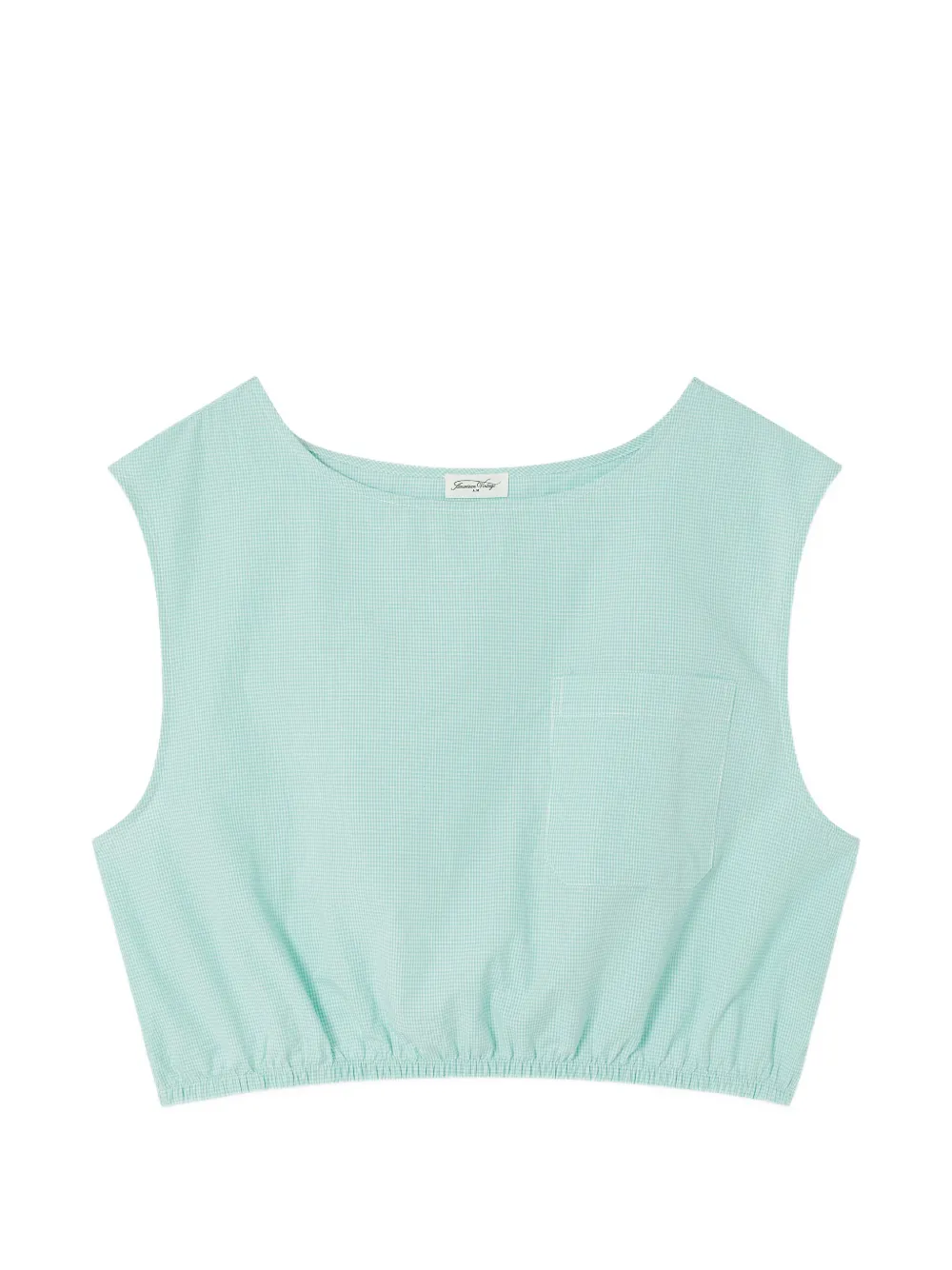 American Vintage Bigy cropped top - Verde