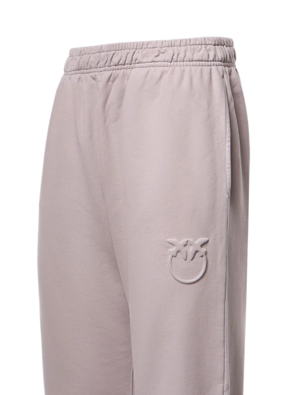 PINKO Trainingsbroek met logo-reliëf Paars