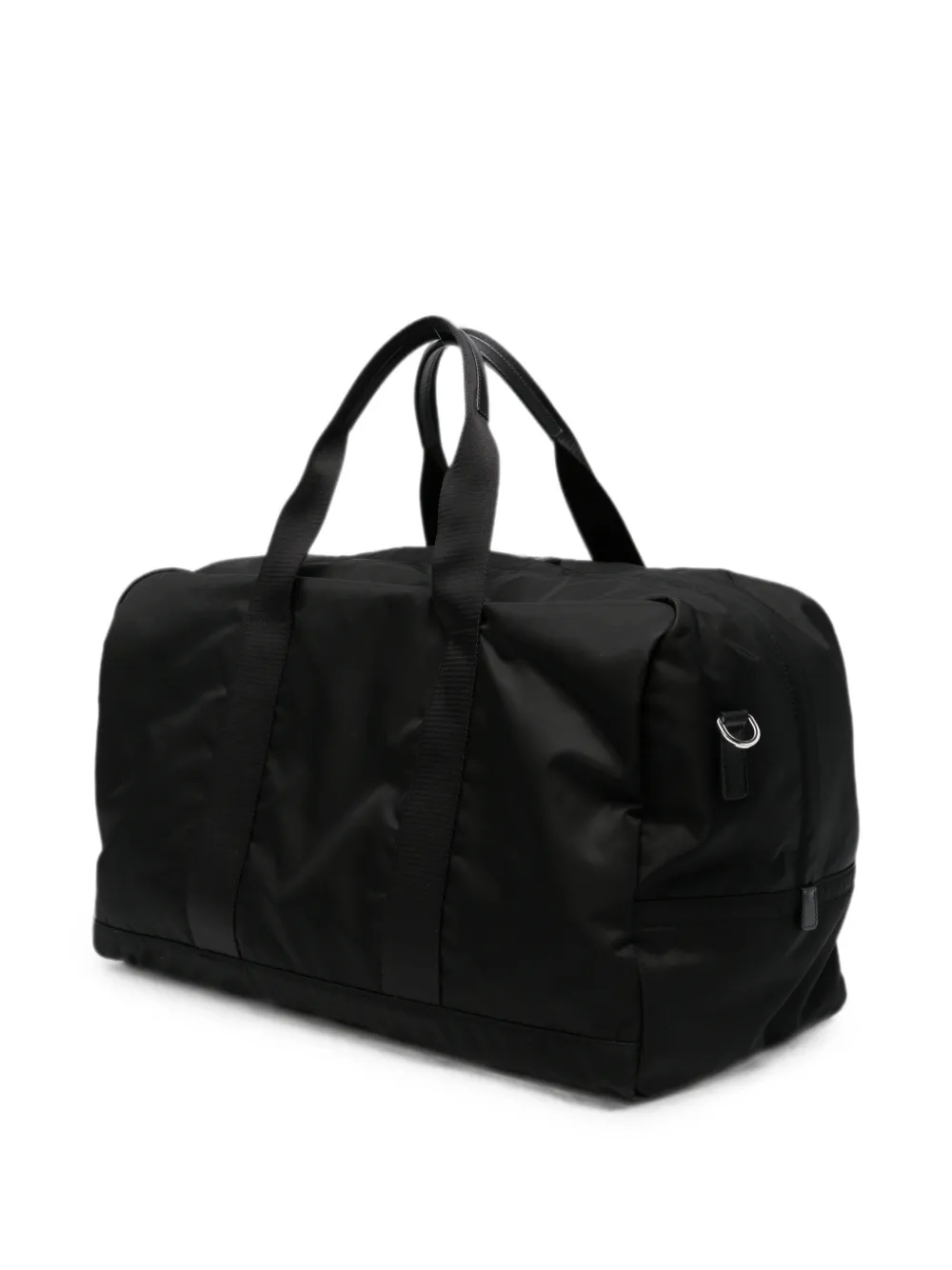 Prada Re-Nylon reistas met logoplakkaat Zwart