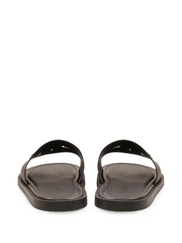 Dolce & Gabbana ロゴ サンダル | ブラック | FARFETCH JP