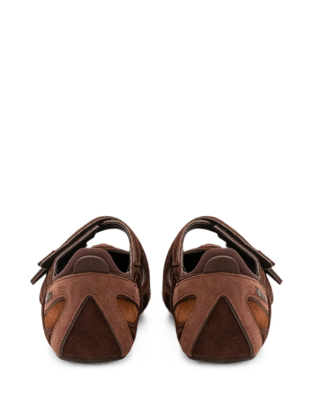 The Attico Floor 01 touch-strap ballet flats Bruin