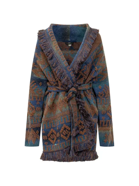 Alanui Western Beat fringed cardi-coat
