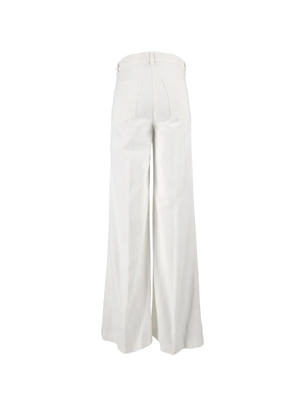 ASPESI High waist broek Wit