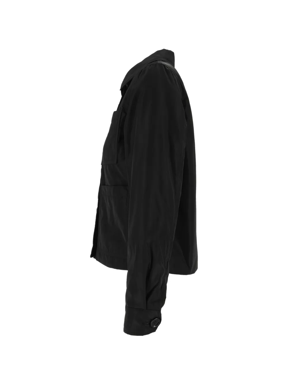 ASPESI button-up patch-pocket jacket Zwart
