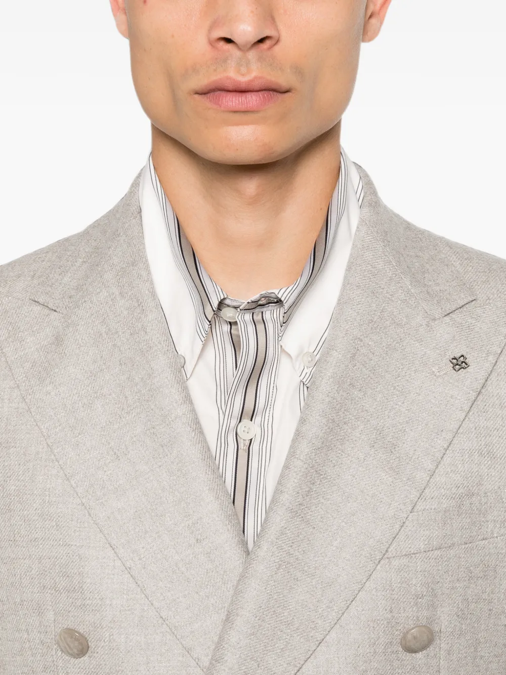 Tagliatore Blazer met dubbele rij knopen Grijs