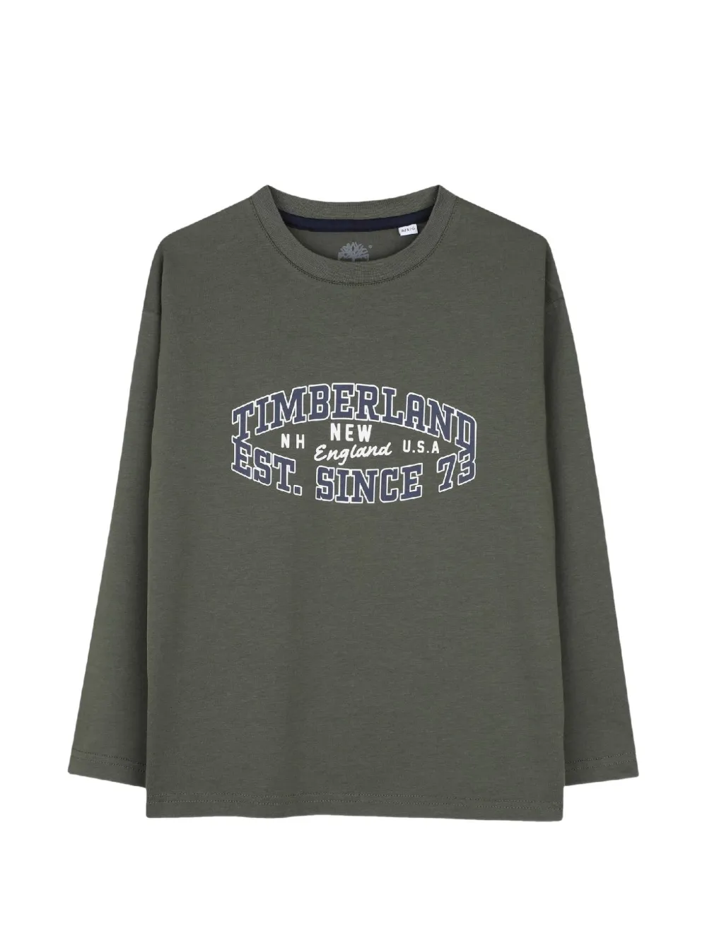 Timberland Kids T-shirt met logoprint Groen