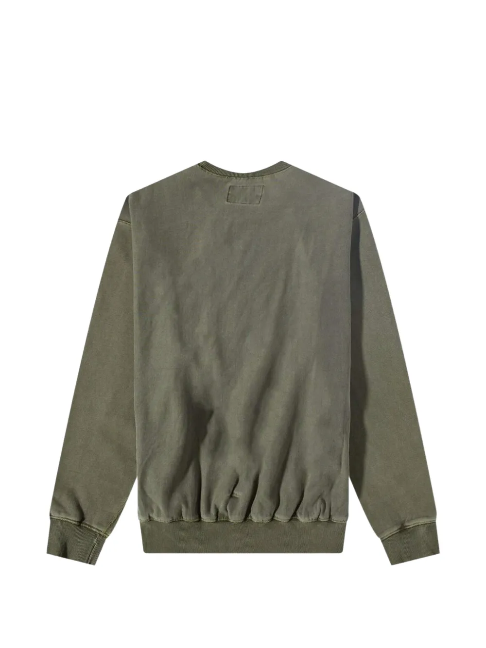 Awake NY Sweater met geborduurd logo en ronde hals Groen