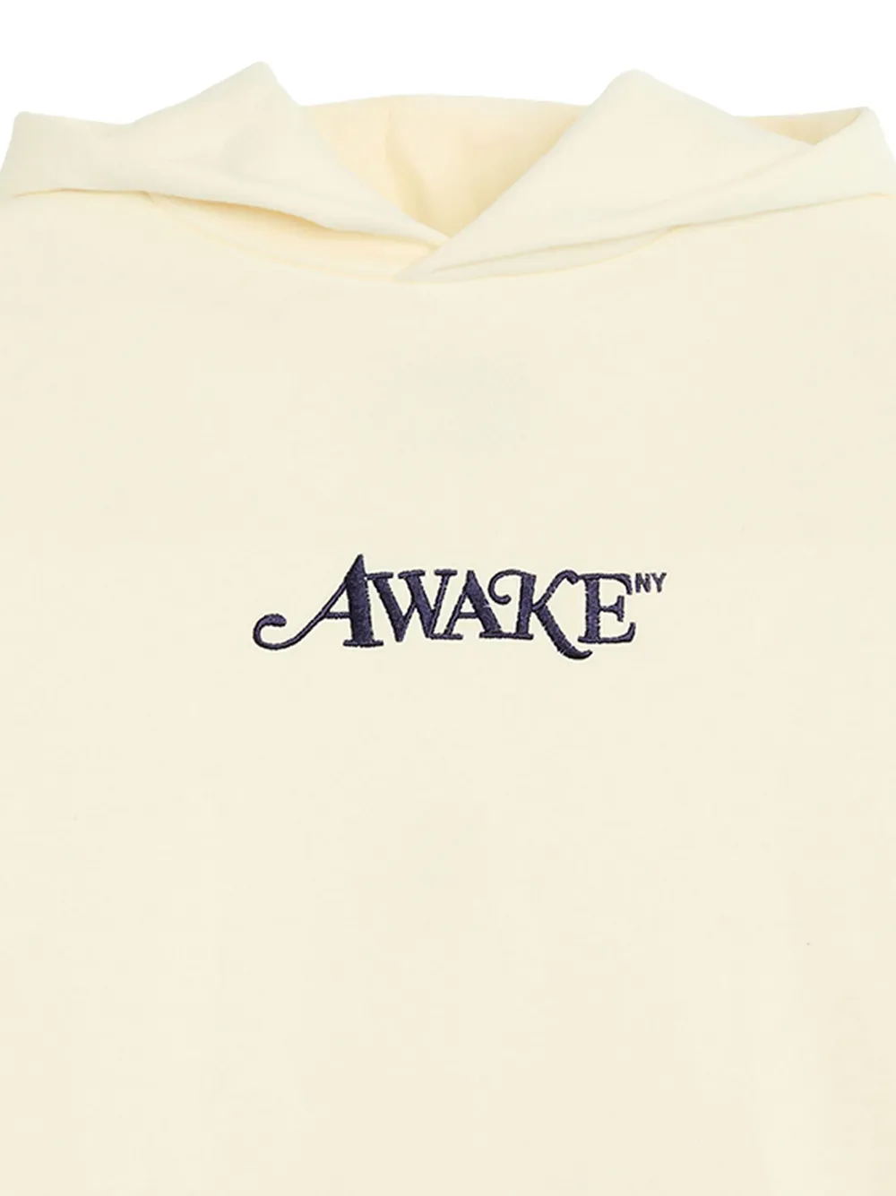 Awake NY Hoodie met geborduurd logo Beige