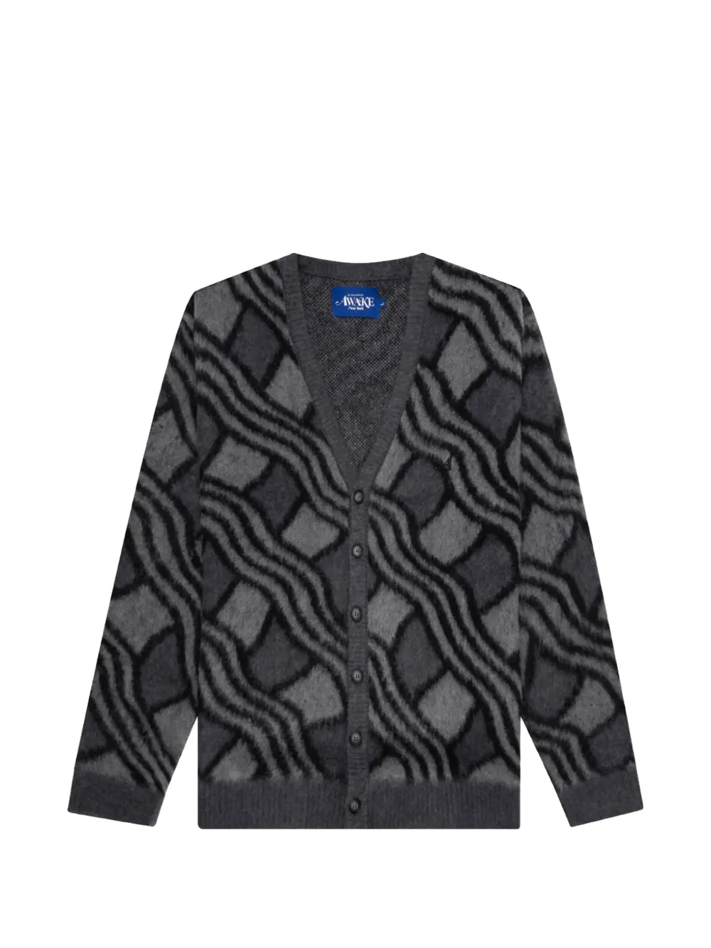 Awake NY V-neck cardigan - Grau