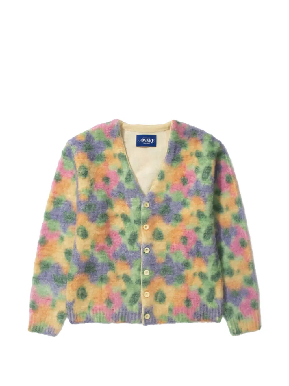 Awake NY floral-print cardigan - Giallo