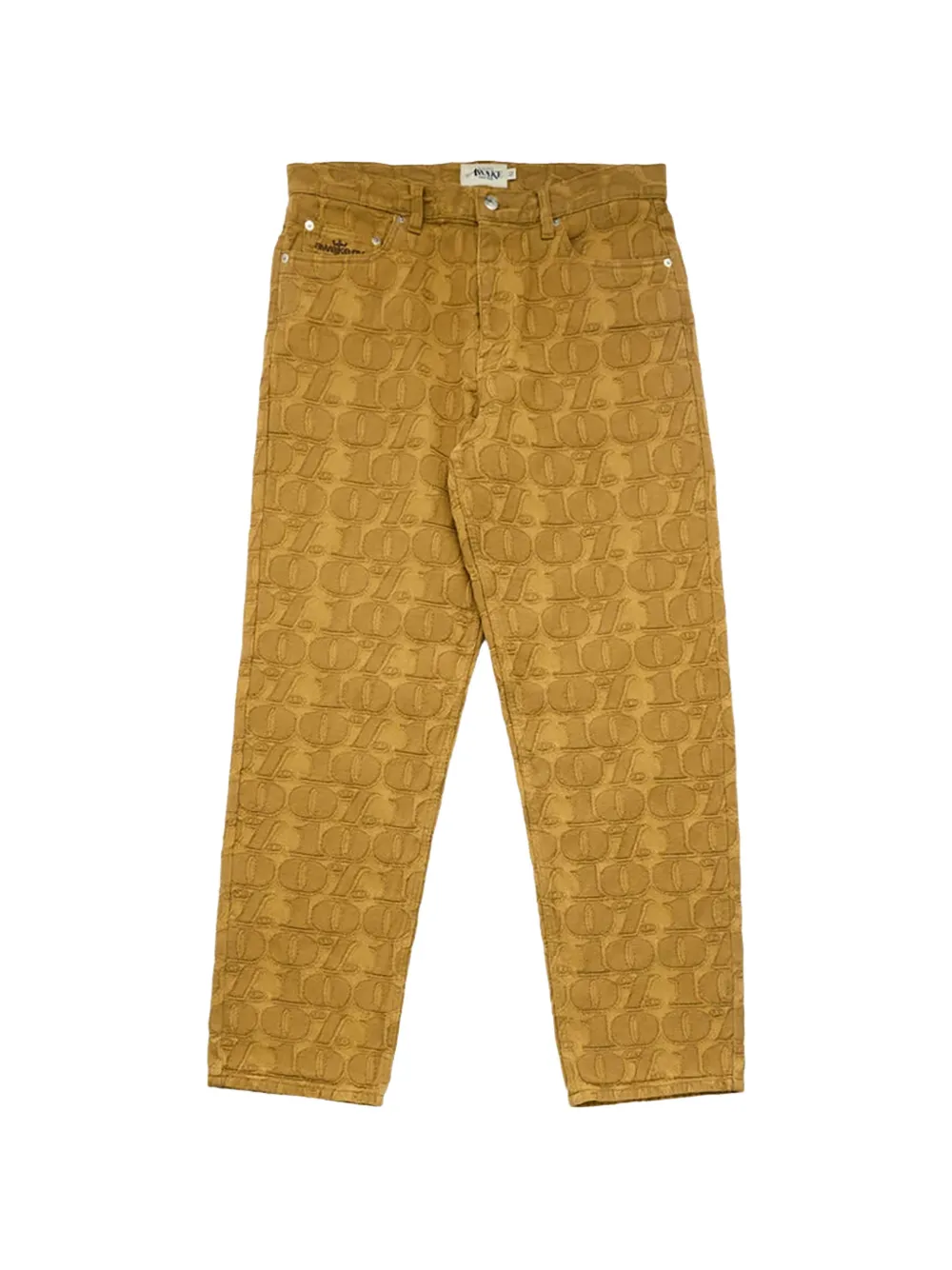 Awake NY jacquard-pattern jeans - Giallo