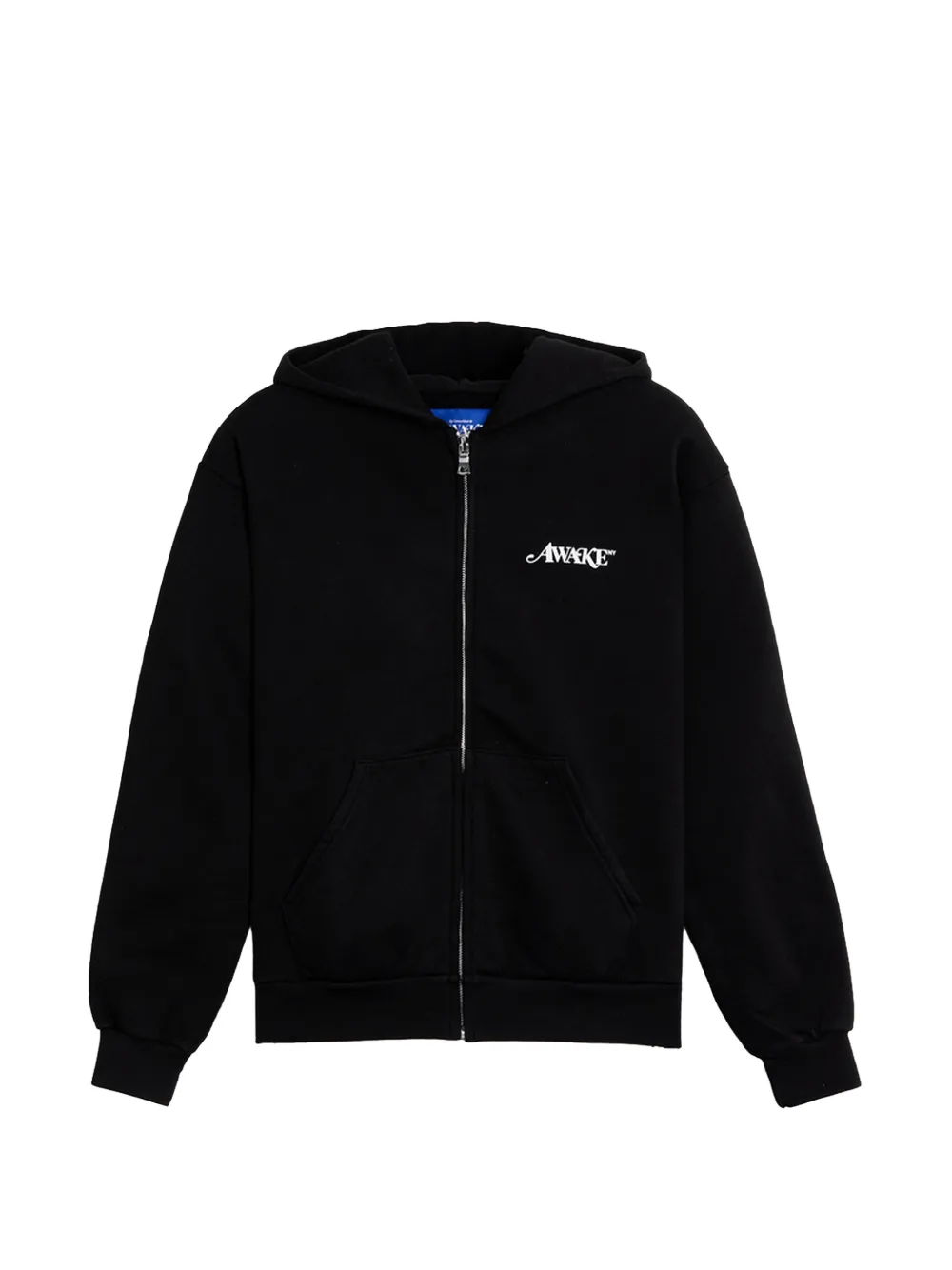Awake NY logo-print zip-up hoodie - Nero