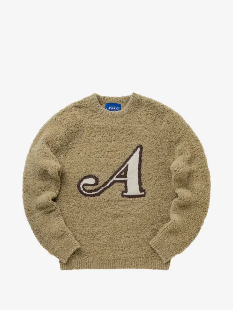 Awake NY bouclé-knit logo-patch sweater