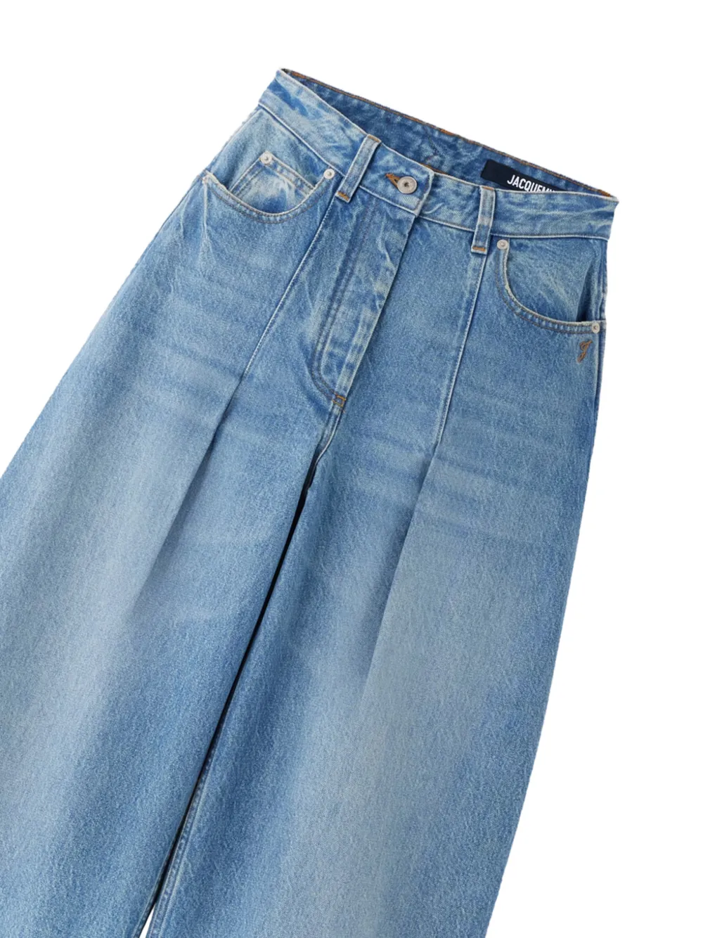 Jacquemus Le De-Nîmes Ovalo jeans Blauw