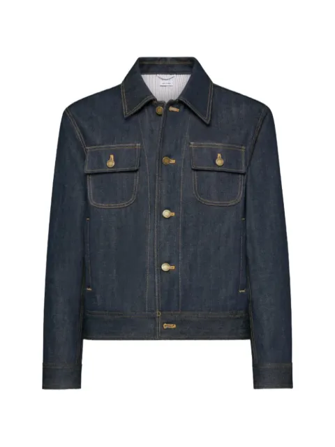 Thom Browne selvedge backstrap denim jacket