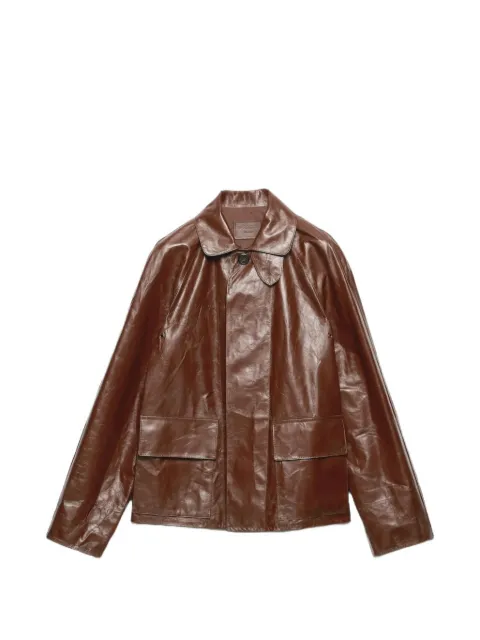 Prada Vitello Old calf leather jacket