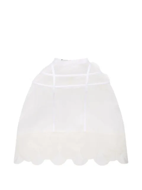Simone Rocha sheer hoop mini skirt